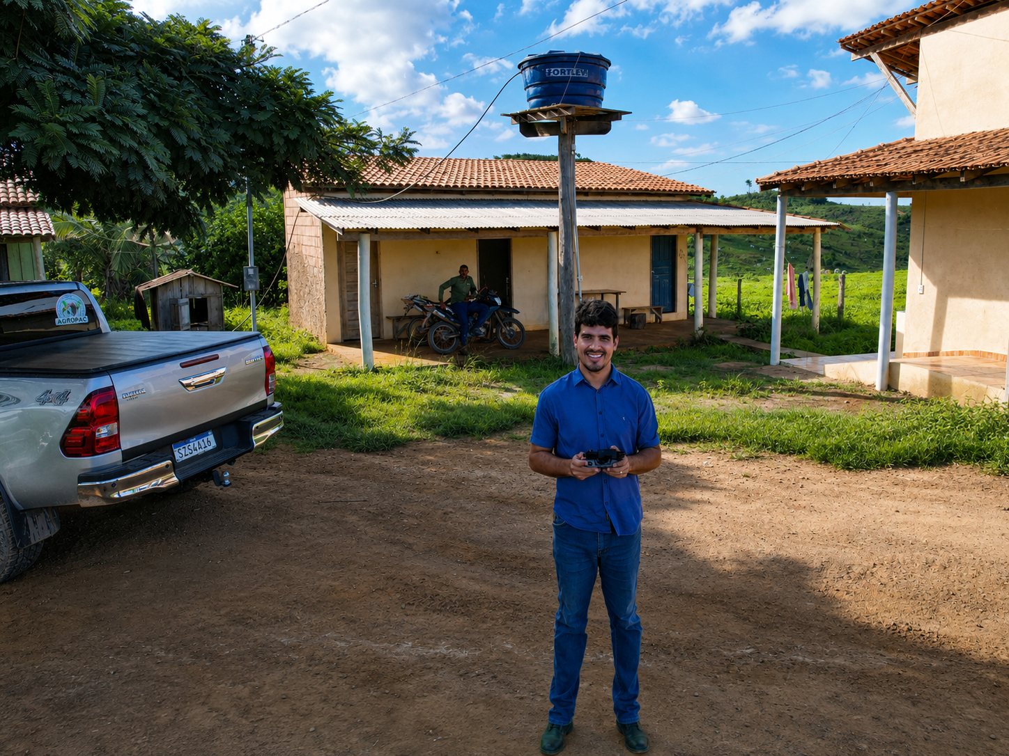 Atuação técnica da Rezende Engenharia em imóvel rural